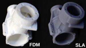Prototype qualities FDM VS SLA