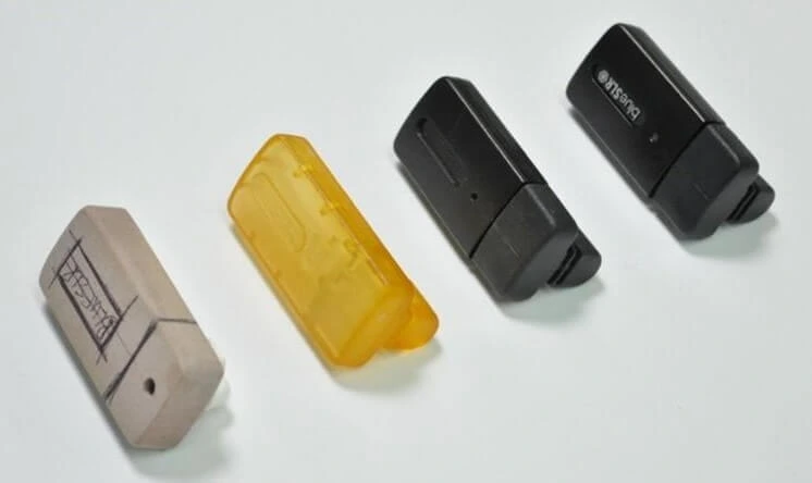 Bluetooth dongle prototypes - single-shell model to semi-functional rapid prototypes