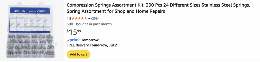 Compression Spring Assortment