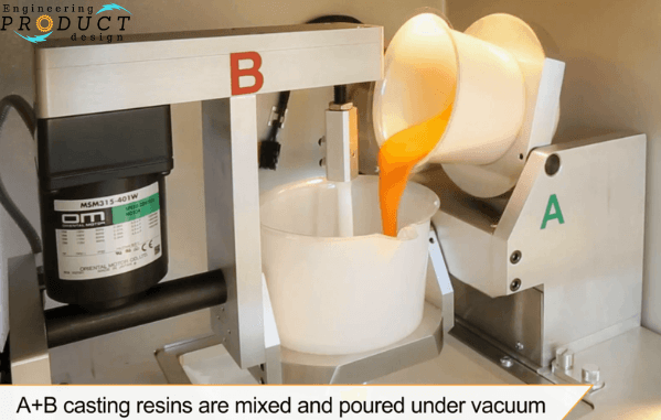 Vacuum casting clearance resin