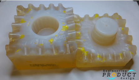 Vacuum casting silicone mould